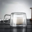 Caneca de Café de Parede Dupla com Alça