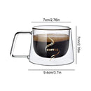 Caneca de Café de Parede Dupla com Alça
