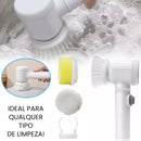 Escova de Limpeza Elétrica Multifuncional Turbo Clean