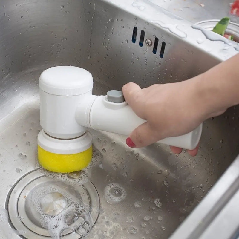 Escova de Limpeza Elétrica Multifuncional Turbo Clean