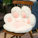 Almofada Pelúcia Pata de Gato Decorativa para Casa