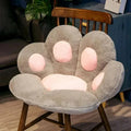Almofada Pelúcia Pata de Gato Decorativa para Casa