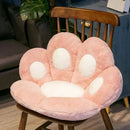 Almofada Pelúcia Pata de Gato Decorativa para Casa