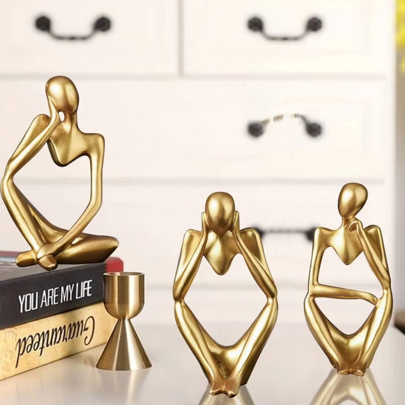 Escultura Nórdica Decoração para Sala