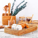 Bandeja Decorativa Para Alimentos de Bamboo