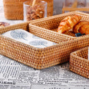 Bandeja Decorativa Para Alimentos de Bamboo
