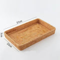 Bandeja Decorativa Para Alimentos de Bamboo
