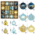 Bolas de Natal Variadas - Kit com 44 Unidades