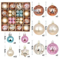 Bolas de Natal Variadas - Kit com 44 Unidades
