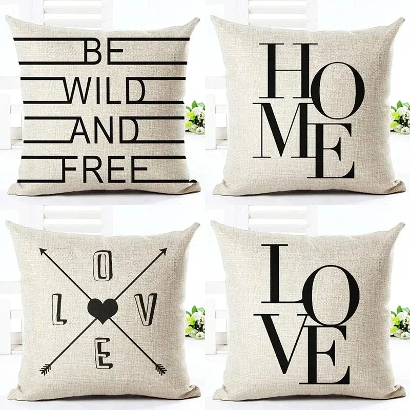 Capa Para Almofadas Decorativas com Estampas Modernas