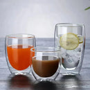 Copo de Vidro de Parede Dupla Para Bebidas