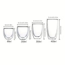 Copo de Vidro de Parede Dupla Para Bebidas