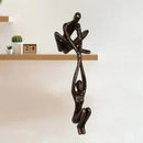 Escultura de Decoração Homem e Mulher em Resina