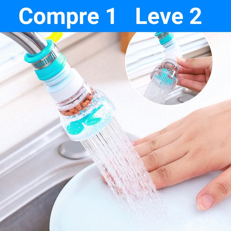 Bico Extensor de Torneira 360º flexível - Compre 1 Leve 2