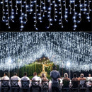 Pisca Pisca Externo Cascata Decoração de Natal