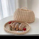 Porta Pão e Alimentos de Rattan
