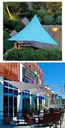 Toldo Portátil Impermeável Flexível e Resistente Com Proteção UV Triangular