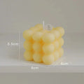 Vela Estilo Cubo de Bolhas Aromática de Soja para Decoração e Lazer